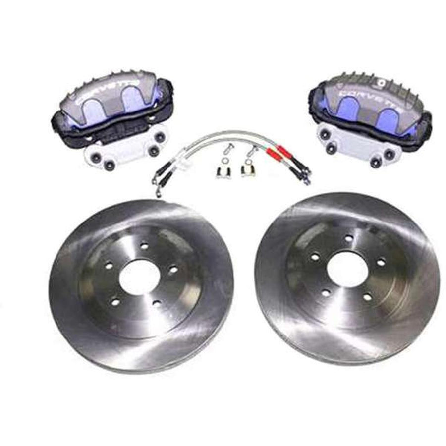 1985-1987 Corvette C4 Brake Upgrade Kit - C5 Corvette Rotors & Front Brake Calipers