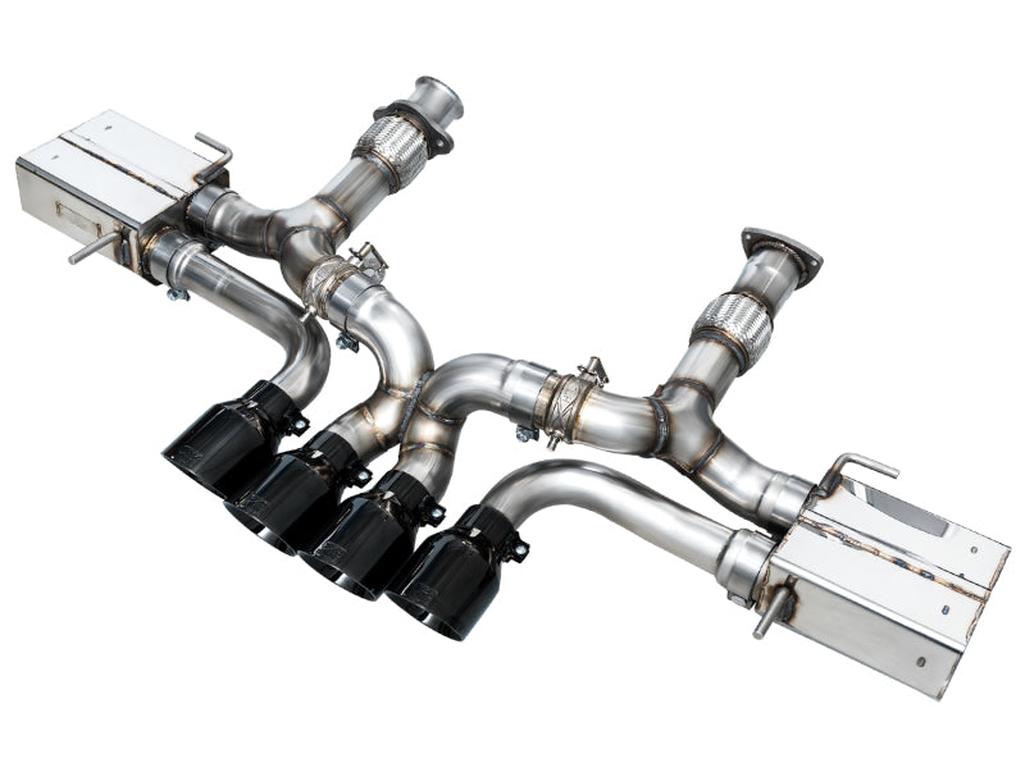AWE Tuning 2023 C8 Corvette Z06 SwitchPath Cat-Back Exhaust with Diamond Black Tips