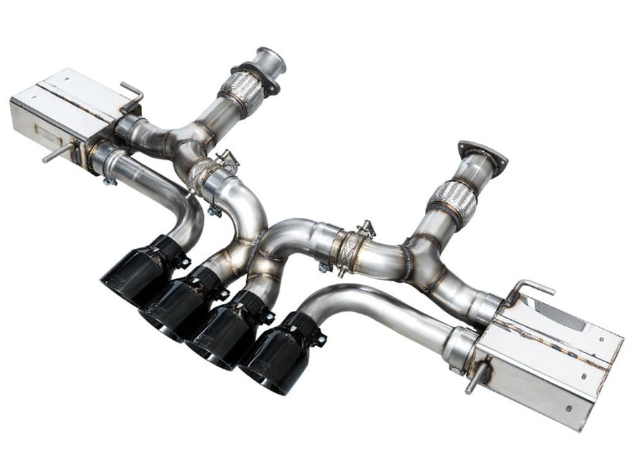 AWE Tuning 2023 C8 Corvette Z06 SwitchPath Cat-Back Exhaust with Diamond Black Tips