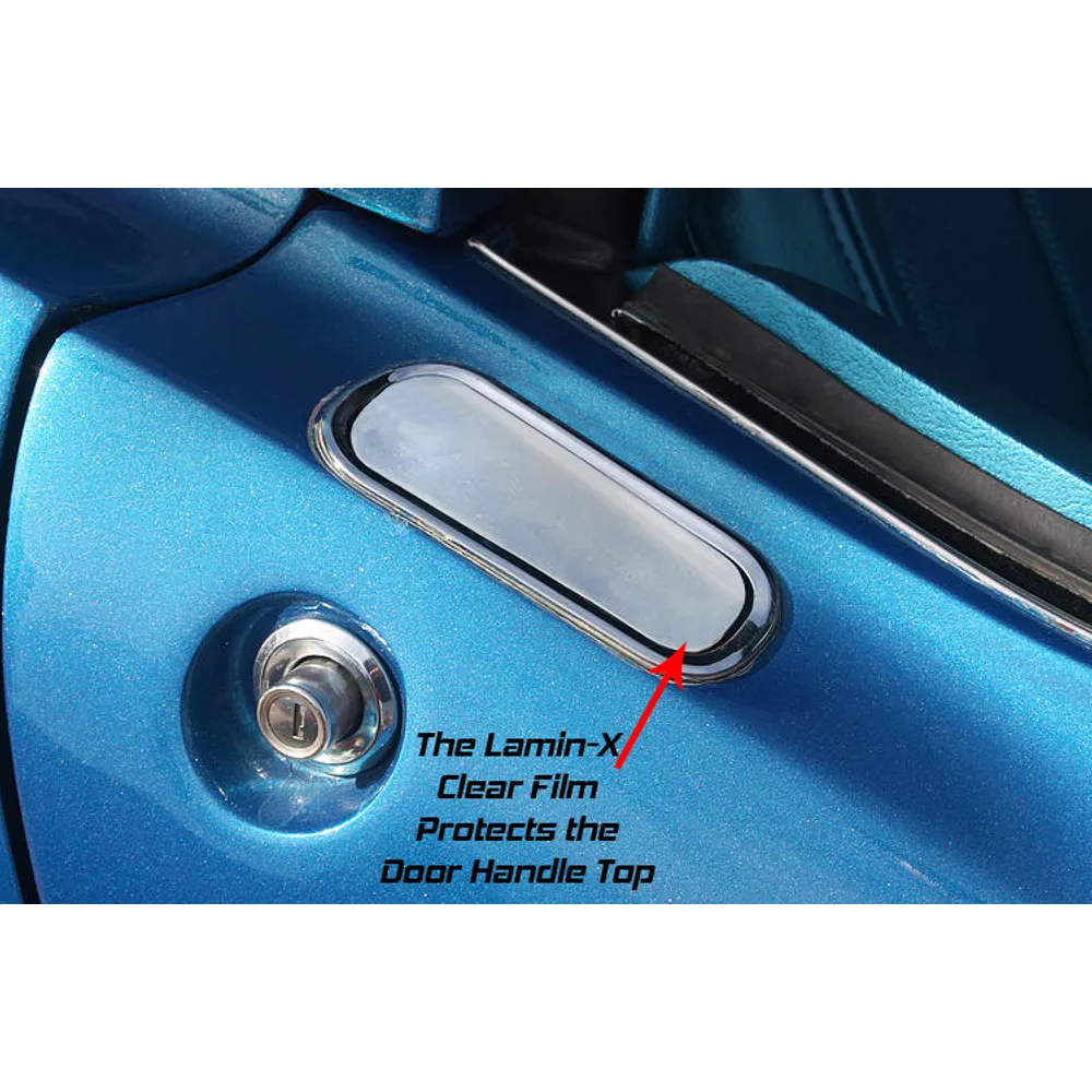 1968-1982 Corvette C3 Lamin-X Clear Bra Outer Door Handle Protection - Pair