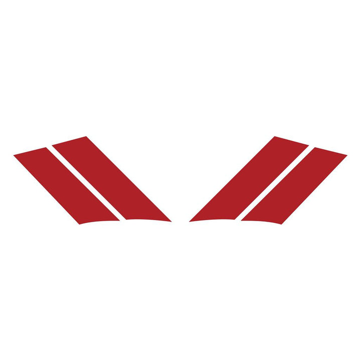 G.S. Fender Stripes - Both Sides (Pair) - Matte Red