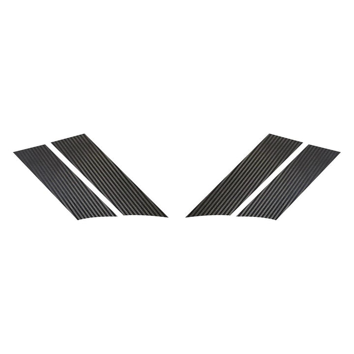 G.S. Fender Stripes - Both Sides (Pair) - Black Carbon Fiber