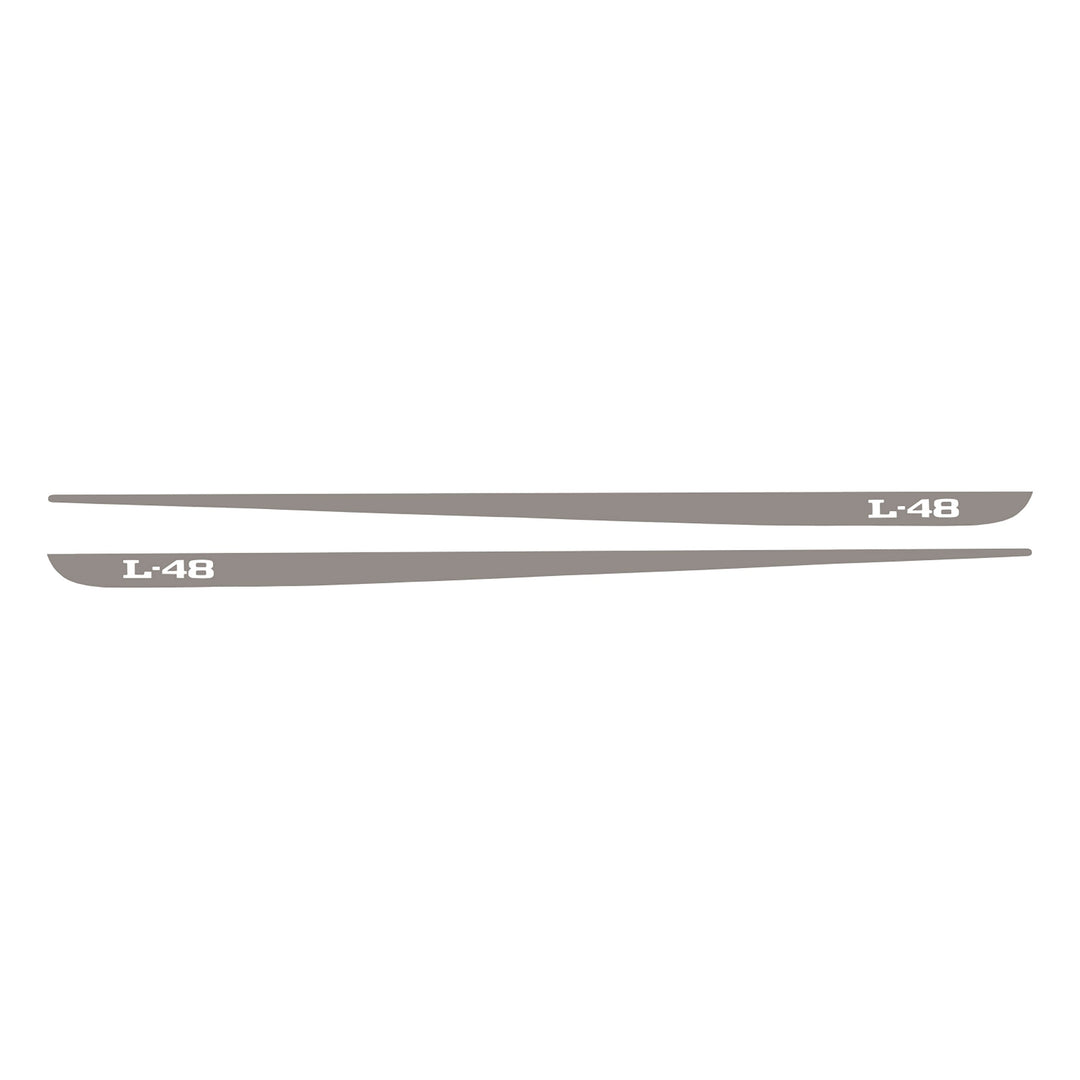 C3 1968-1982 Corvette Hood Stripe Decals - Pair L-48