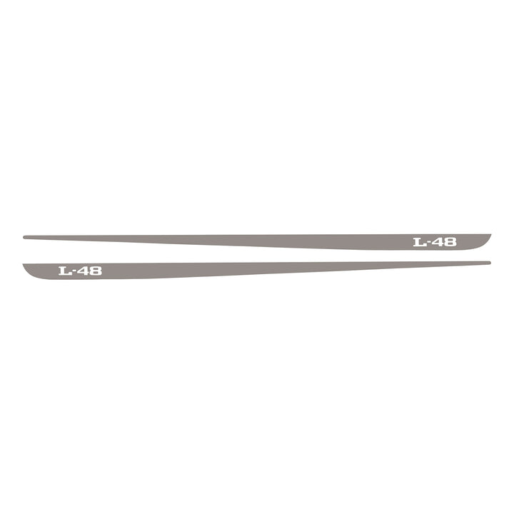 C3 1968-1982 Corvette Hood Stripe Decals - Pair L-48