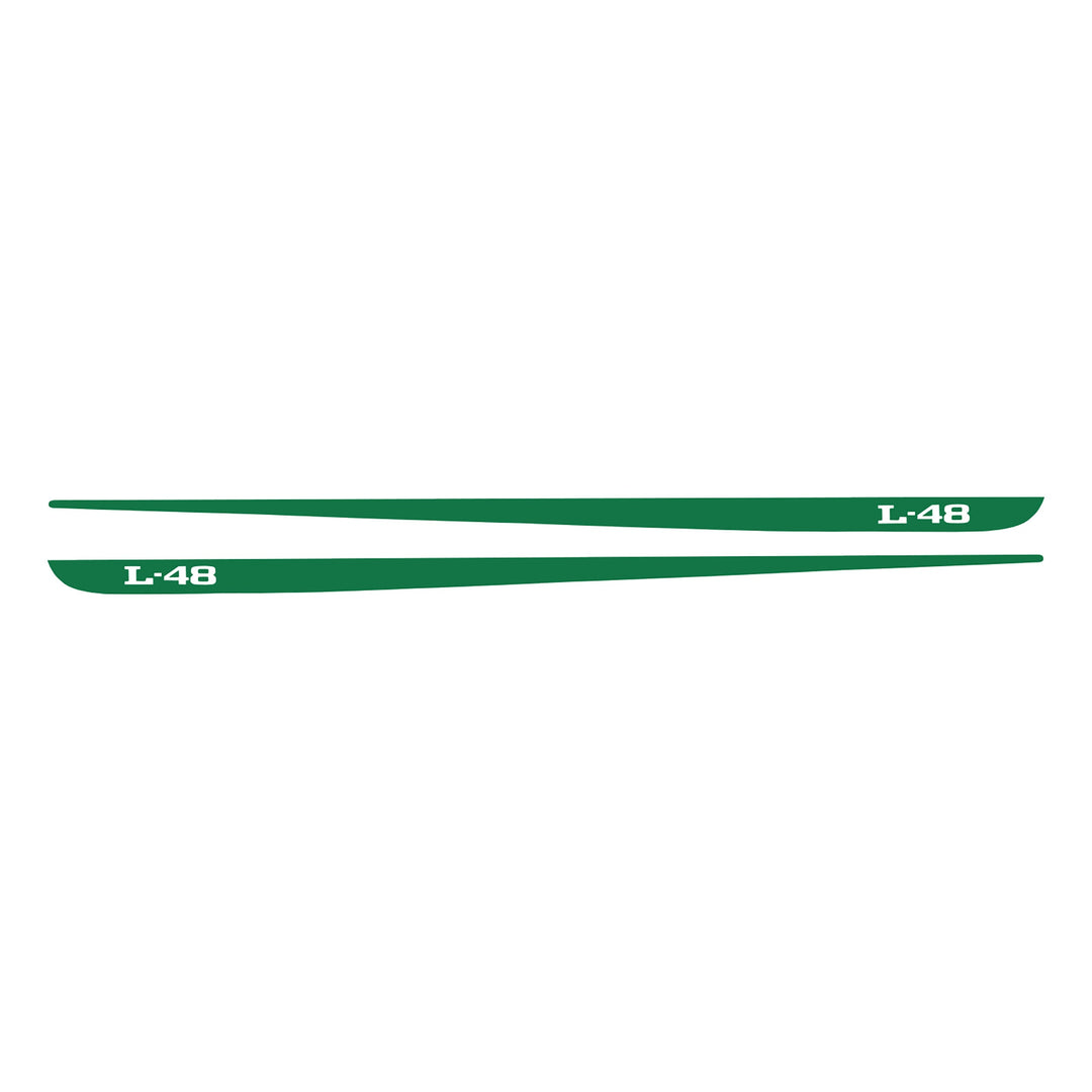 C3 1968-1982 Corvette Hood Stripe Decals - Pair L-48