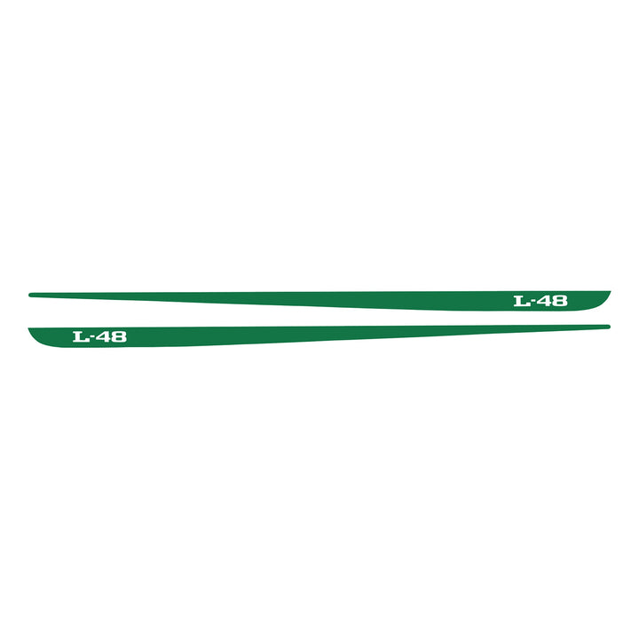 C3 1968-1982 Corvette Hood Stripe Decals - Pair L-48