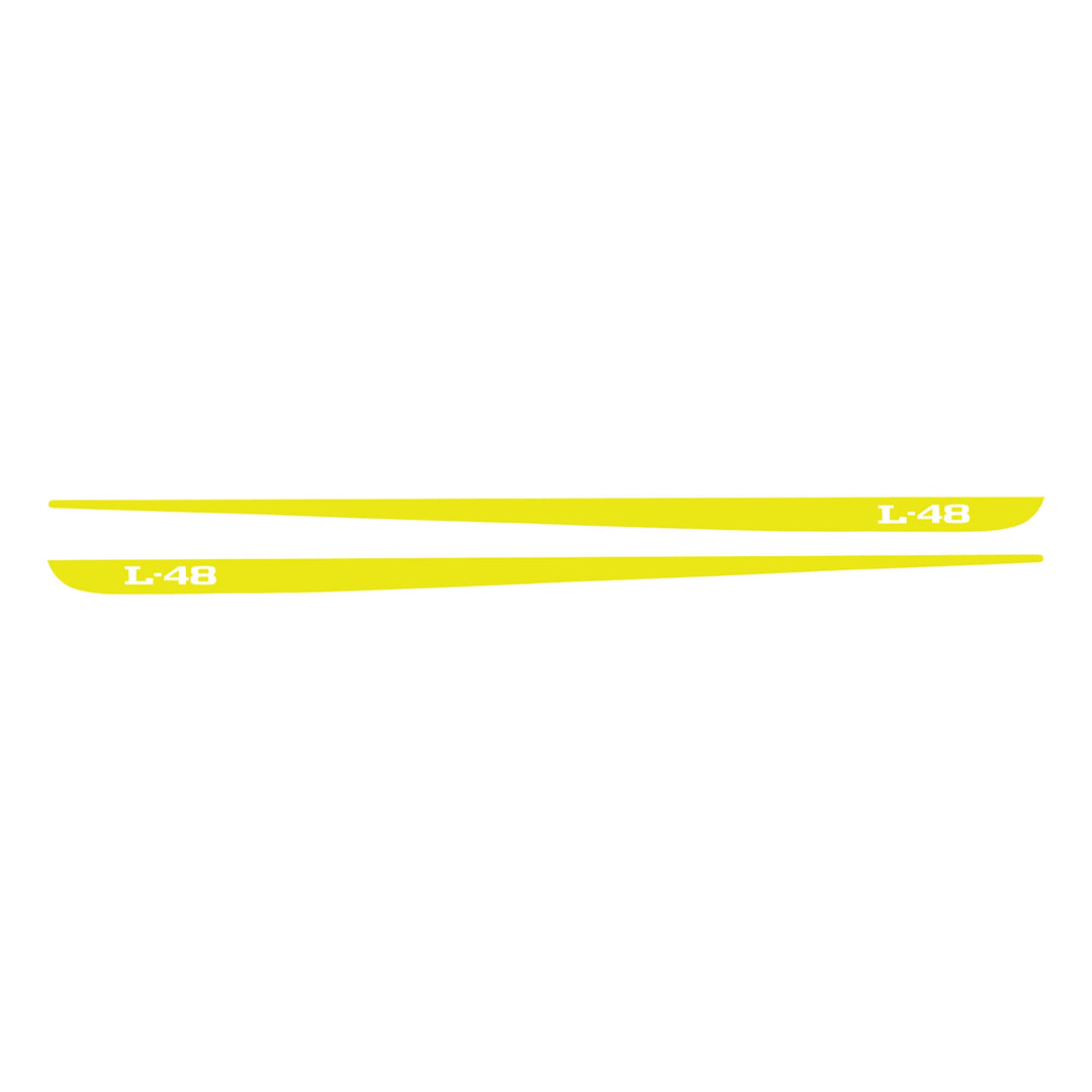 C3 1968-1982 Corvette Hood Stripe Decals - Pair L-48