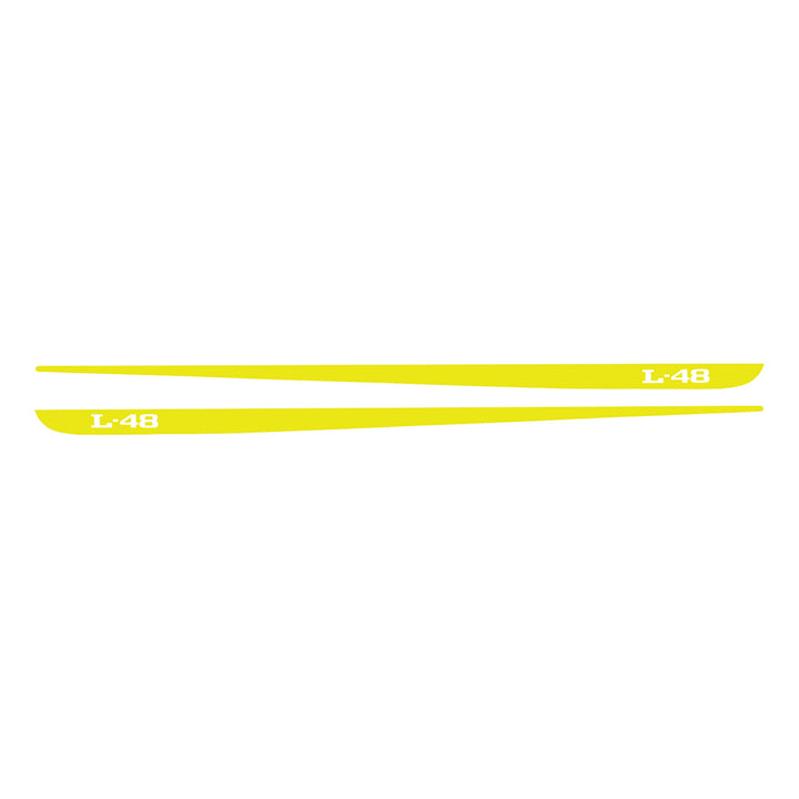 C3 1968-1982 Corvette Hood Stripe Decals - Pair L-48