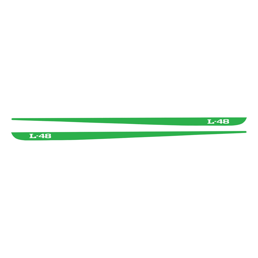 C3 1968-1982 Corvette Hood Stripe Decals - Pair L-48