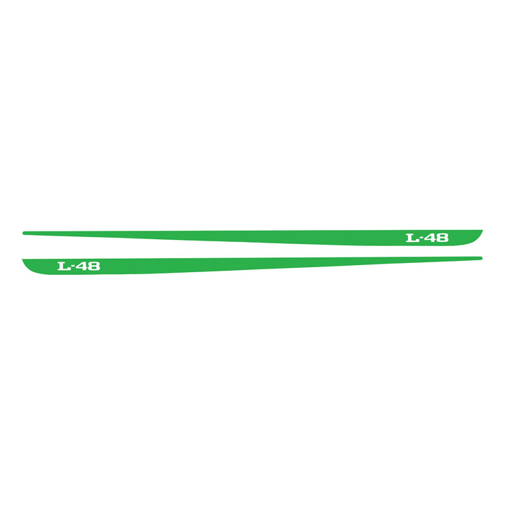 C3 1968-1982 Corvette Hood Stripe Decals - Pair L-48