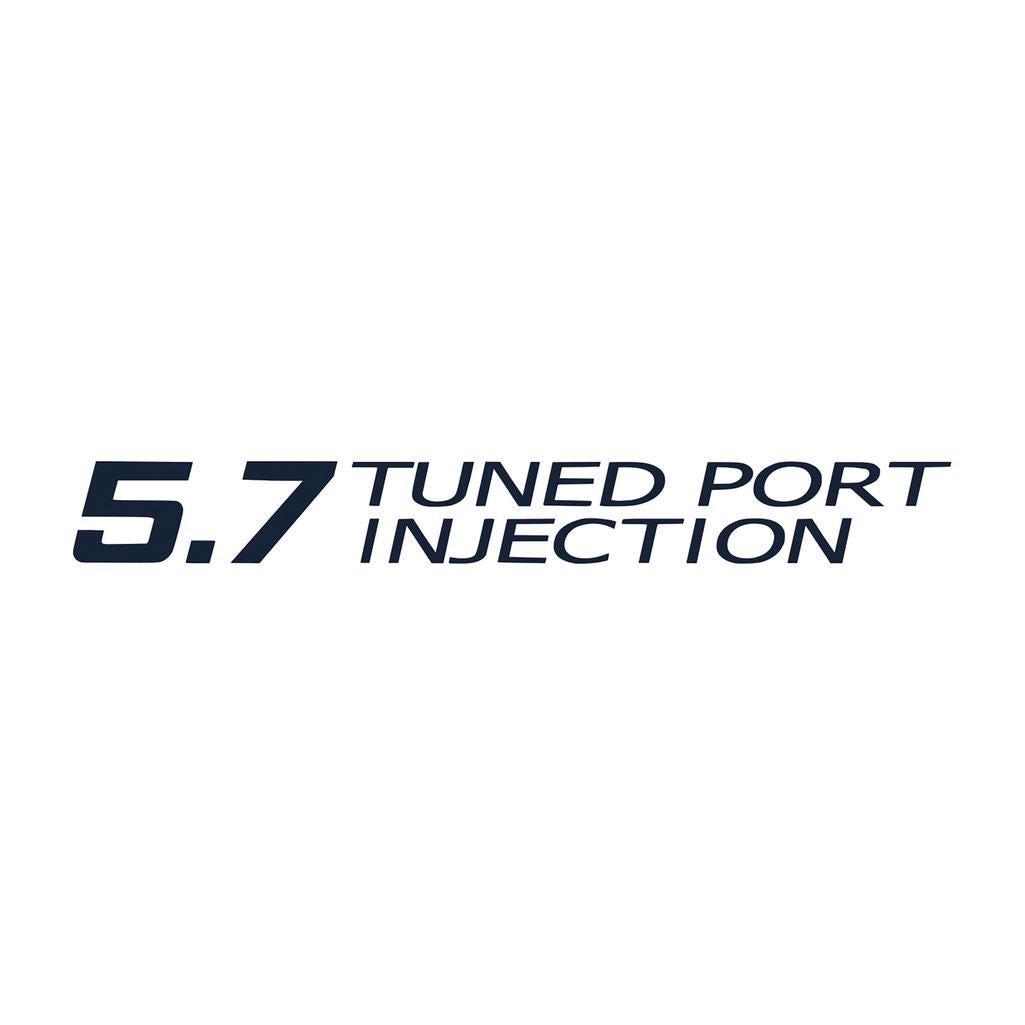 1985-1991 Corvette C4 Tuned Port Injection Decal - Gloss Blue