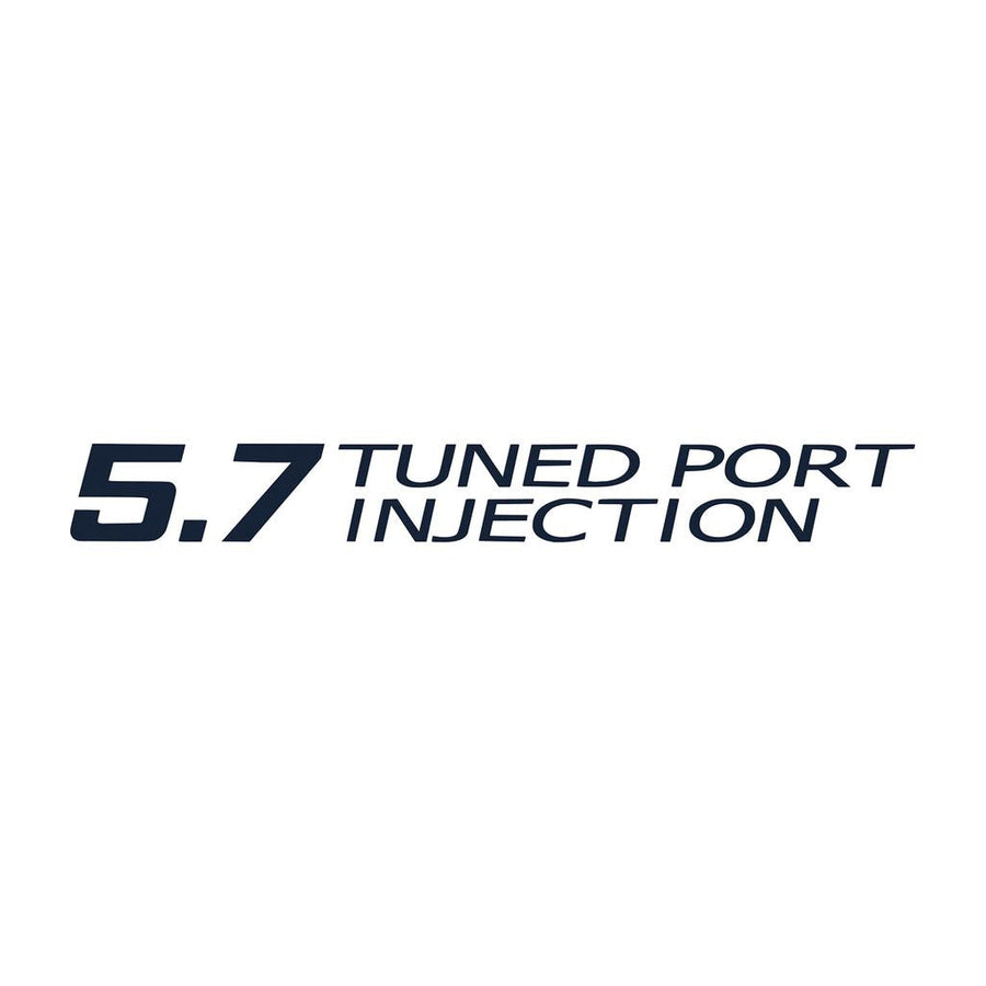 1985-1991 Corvette C4 Tuned Port Injection Decal - Gloss Blue