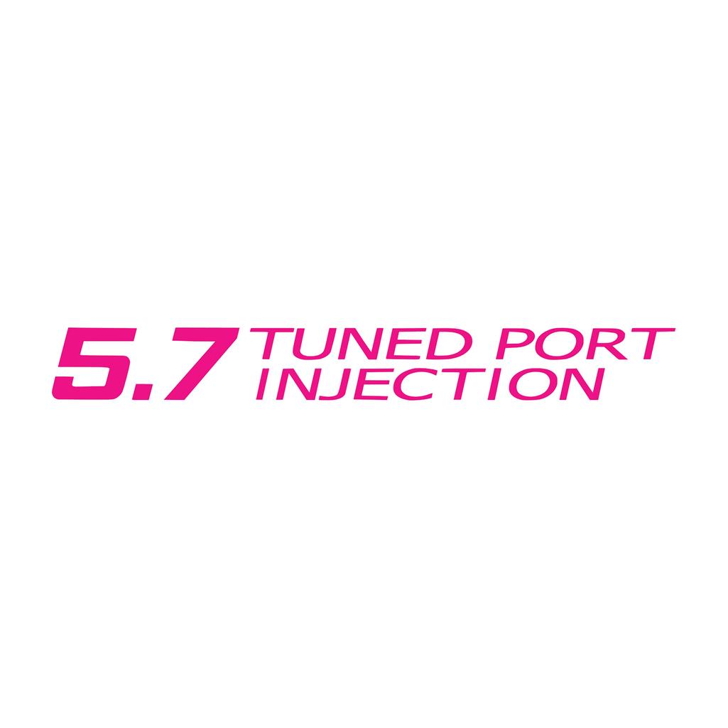 1985-1991 Corvette C4 Tuned Port Injection Decal - Gloss Pink