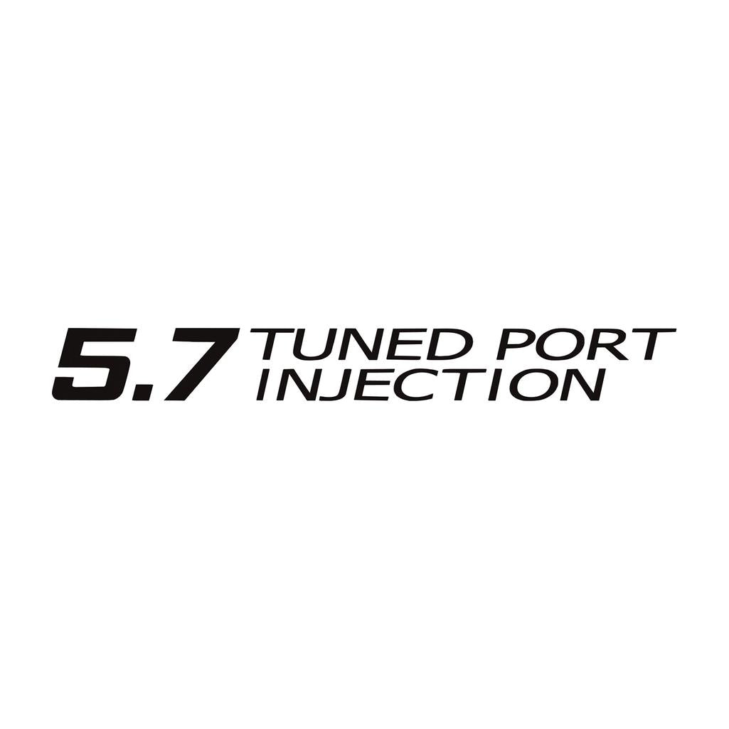 1985-1991 Corvette C4 Tuned Port Injection Decal - Matte Black
