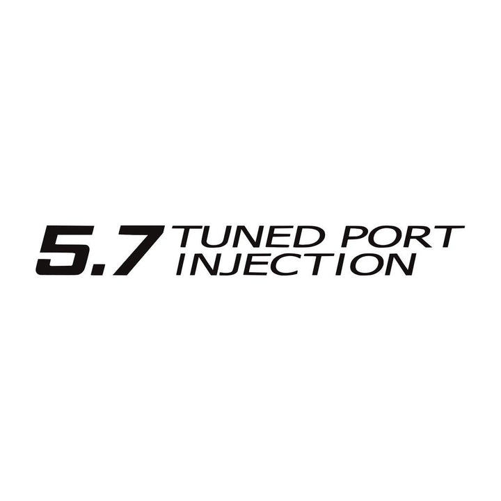 1985-1991 Corvette C4 Tuned Port Injection Decal - Matte Black