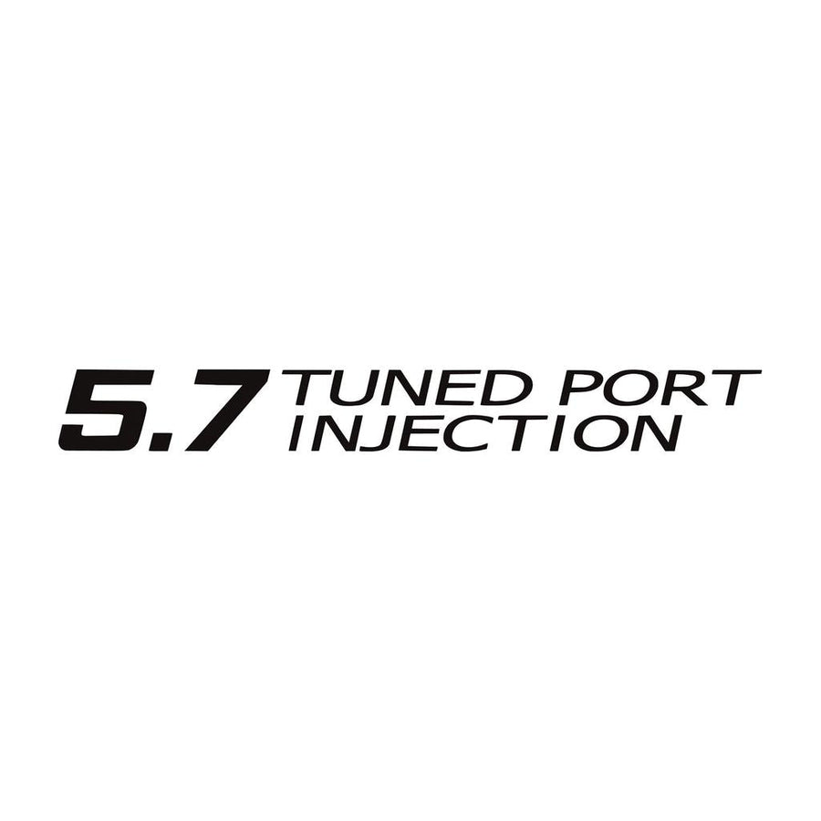 1985-1991 Corvette C4 Tuned Port Injection Decal - Matte Black