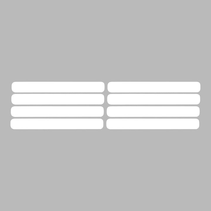 1991-1994 Corvette C4 Side Vent Louver Decals - 8 Pieces Gloss White