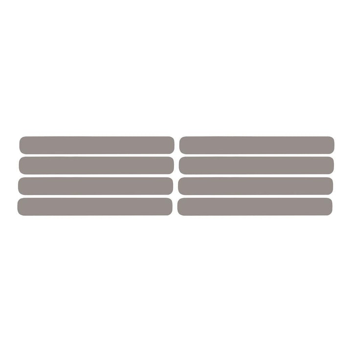 1991-1994 Corvette C4 Side Vent Louver Decals - 8 Pieces Gloss Silver
