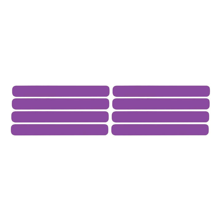 1991-1994 Corvette C4 Side Vent Louver Decals - 8 Pieces Matte Purple