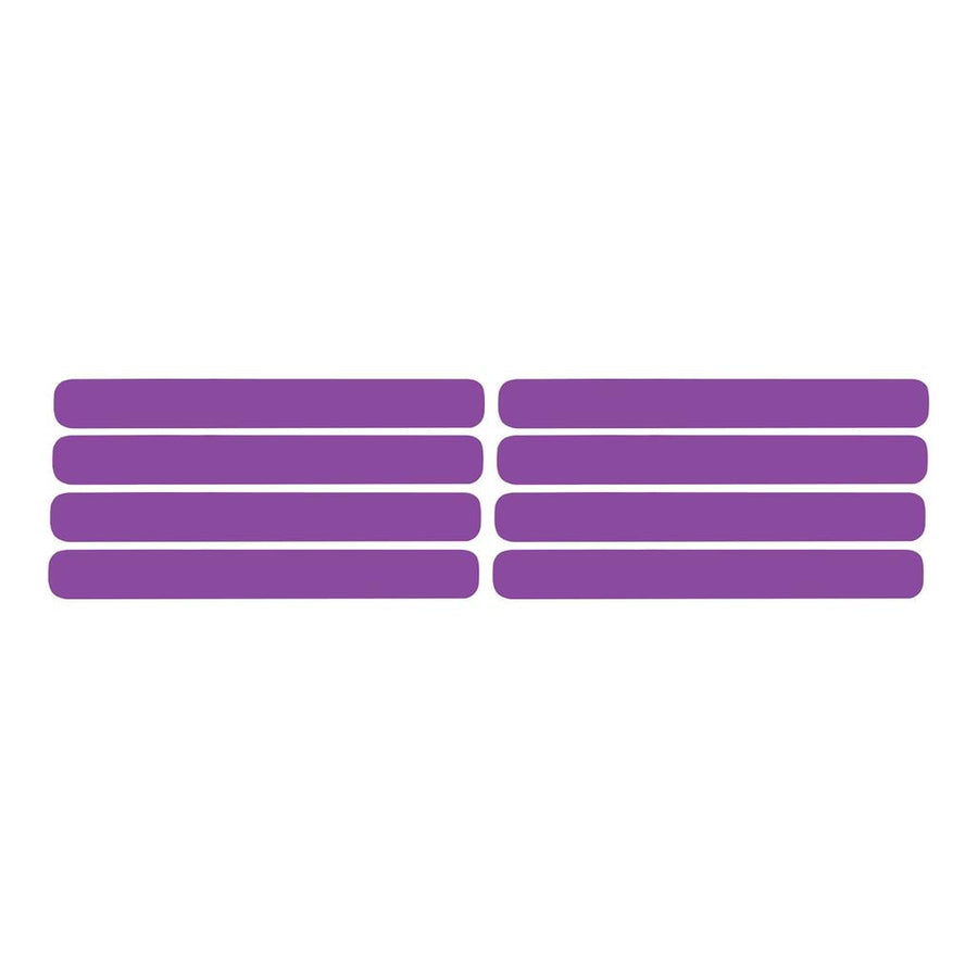 1991-1994 Corvette C4 Side Vent Louver Decals - 8 Pieces Matte Purple