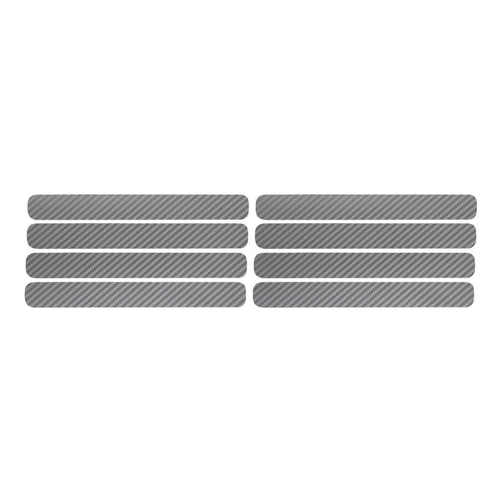 1991-1994 Corvette C4 Side Vent Louver Decals - 8 Pieces Silver Carbon Fiber