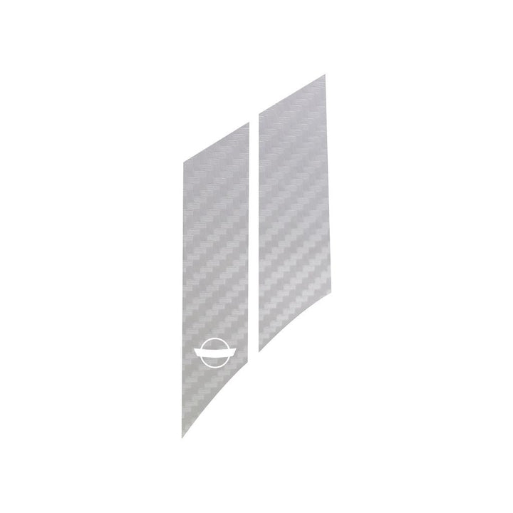 G.S. Hash Marks - Passenger Side - White Carbon Fiber