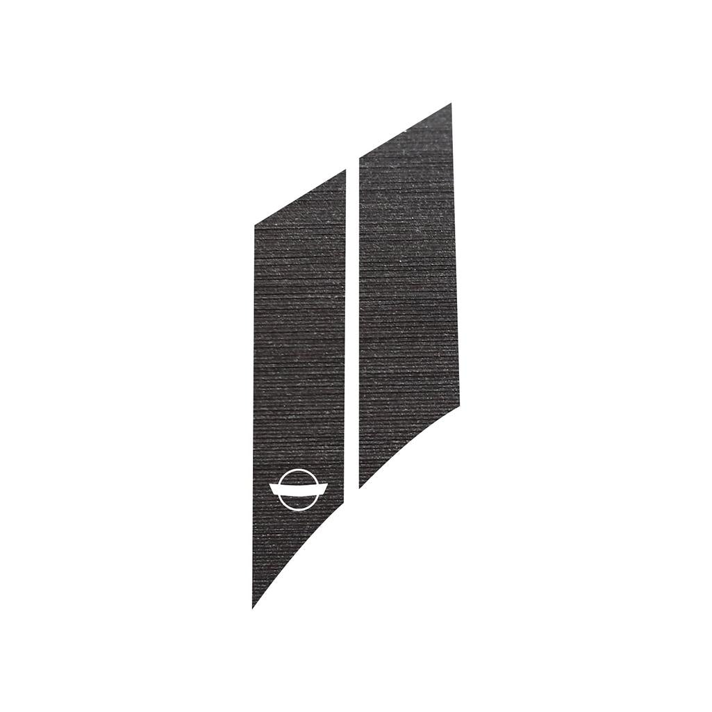 G.S. Hash Marks - Passenger Side - Gunmetal Brushed Steel