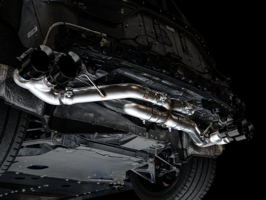 AWE Tuning 2020-2025 Chevrolet Corvette C8 Track Edition Exhaust with Diamond Black Tips