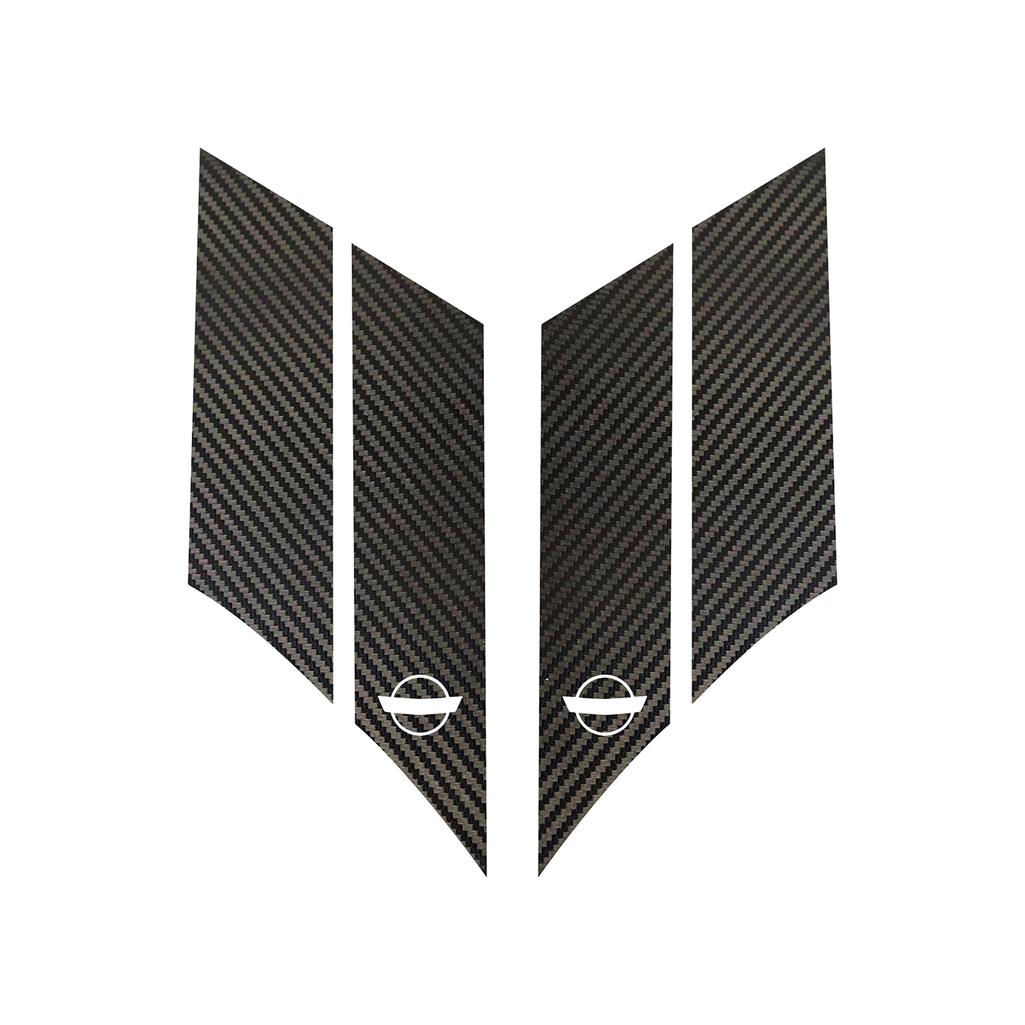 G.S. Hash Marks - Both Sides (Pair) - Black Carbon Fiber