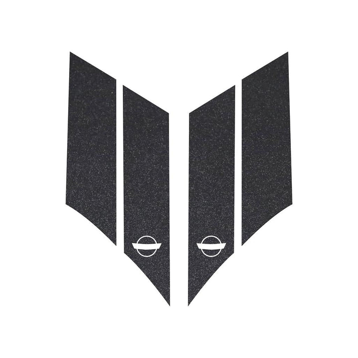 G.S. Hash Marks - Both Sides (Pair) - Gloss Carbon Flash Metallic