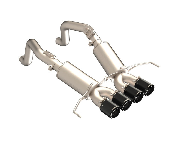 MBRP Armor Pro Series 14-19 Chevrolet Corvette Dual Split Rear Axle Back Exhaust with Carbon Fiber Tips