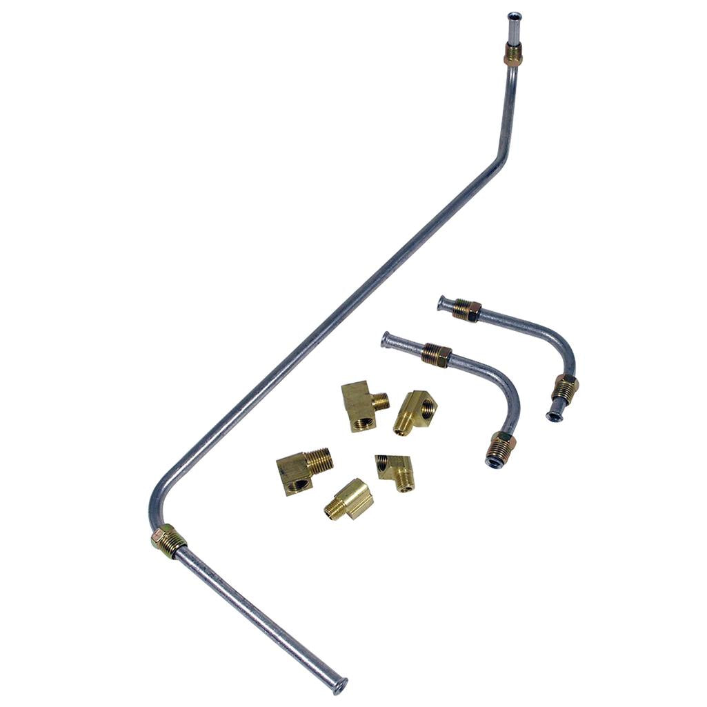 1956-1958 Corvette C1 Gas Line, Pump To Carburetors 2X4