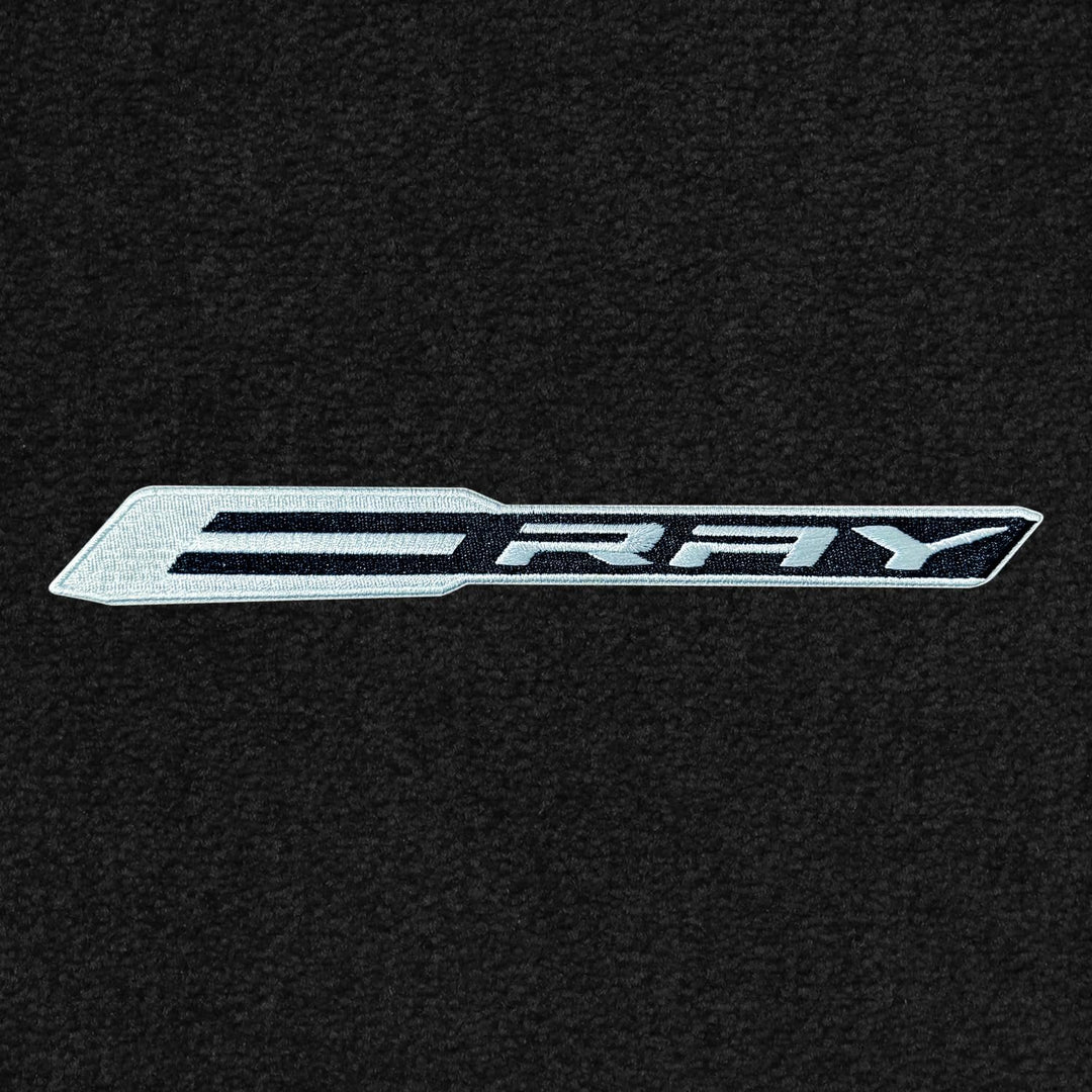 C8 E-Ray Corvette Rear Cargo Mat - Lloyds Mats with E-Ray Logo : Coupe