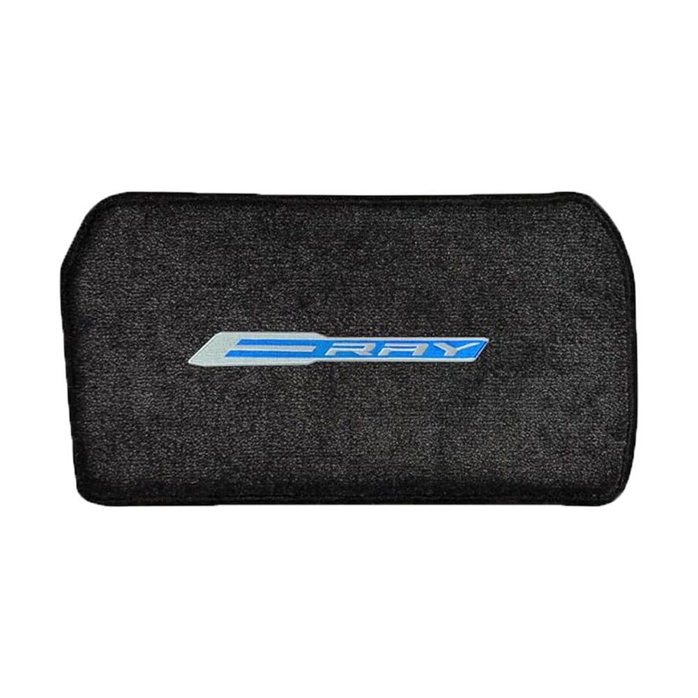C8 E-Ray Corvette Front Cargo Mat - Lloyds Mats with E-Ray Logo