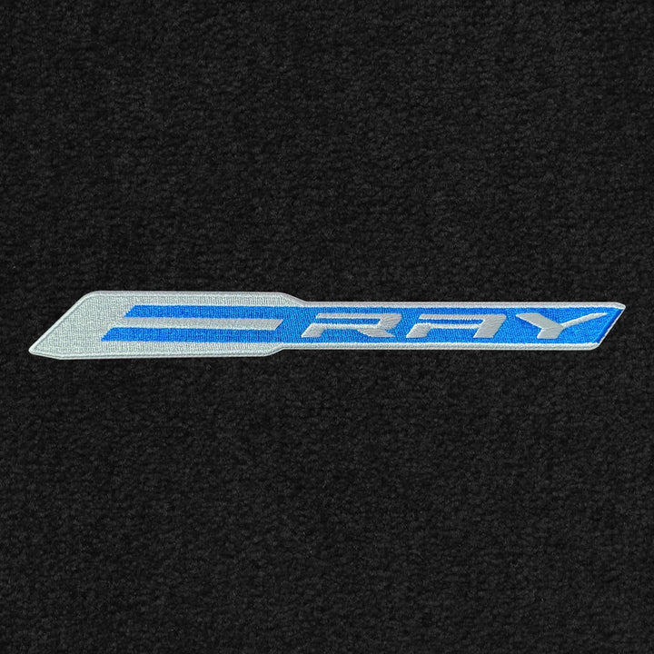 C8 E-Ray Corvette Front Cargo Mat - Lloyds Mats with E-Ray Logo