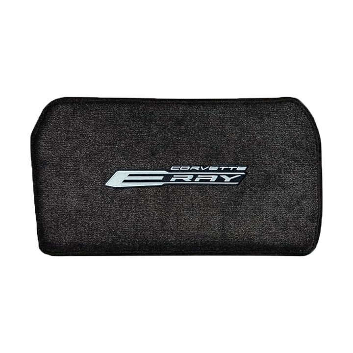 C8 E-Ray Corvette Front Cargo Mat - Lloyds Mats with C8 Script & E-Ray Logo Combo