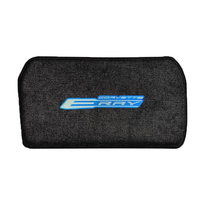 C8 E-Ray Corvette Front Cargo Mat - Lloyds Mats with C8 Script & E-Ray Logo Combo