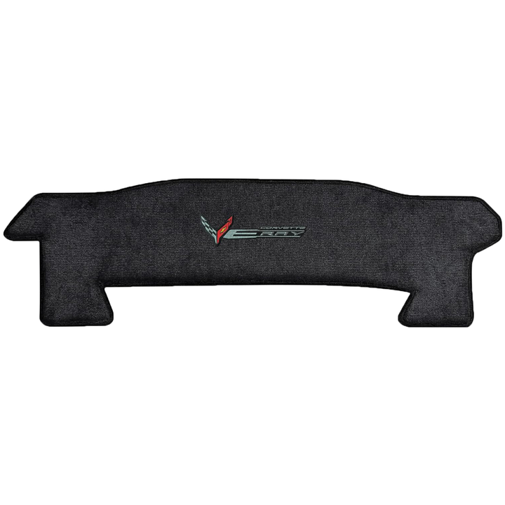 C8 E-Ray Corvette Rear Cargo Mat - Lloyds Mats : Flags W/ C8 Script & E-Ray Logo Combo : Convertible