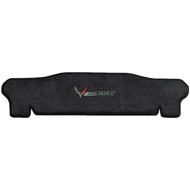 C8 E-Ray Corvette Rear Cargo Mat - Lloyds Mats : Flags W/ C8 Script & E-Ray Logo Combo : Coupe