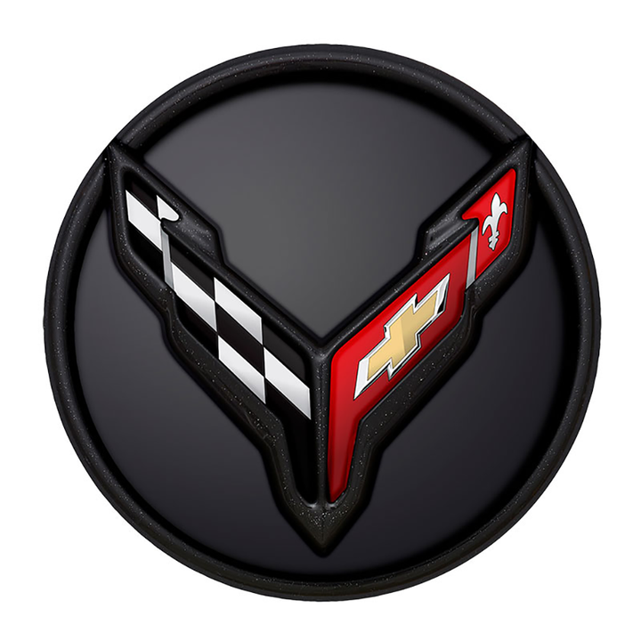 C8 Corvette Floating Center Caps - Set of 4