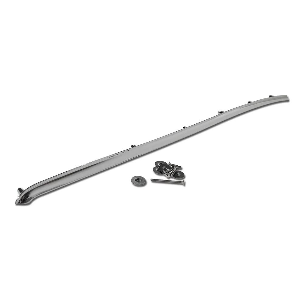 1970-1977 Corvette C3 Door Panel Chrome Trim Strip - Left Hand