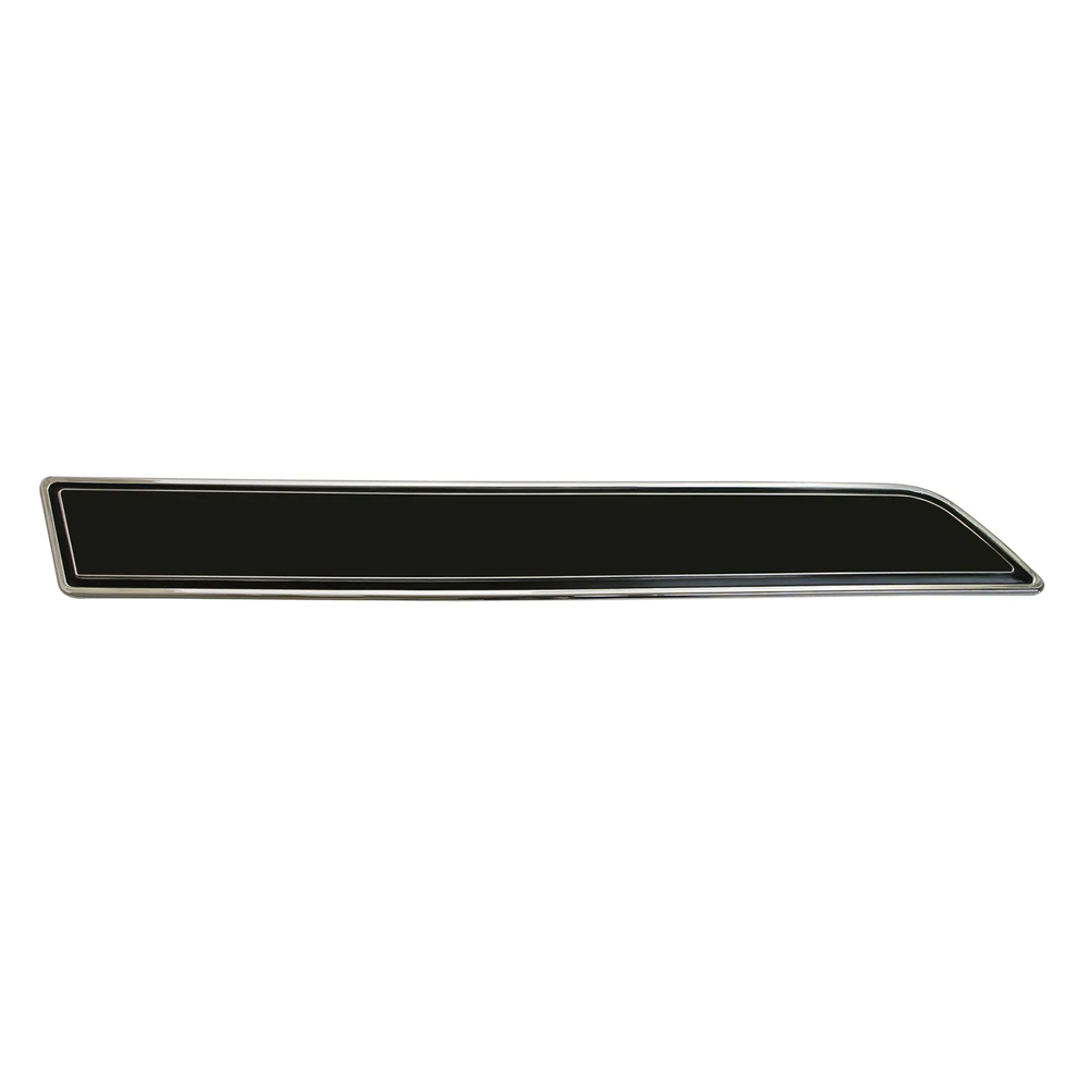 1977 Corvette C3 Door Panel Insert Plate W/Black Insert - Left Hand