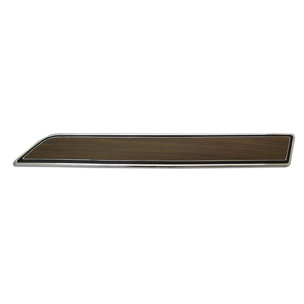 1970-1976 Corvette C3 Door Panel Insert Plate W/Walnut Insert - Right Hand