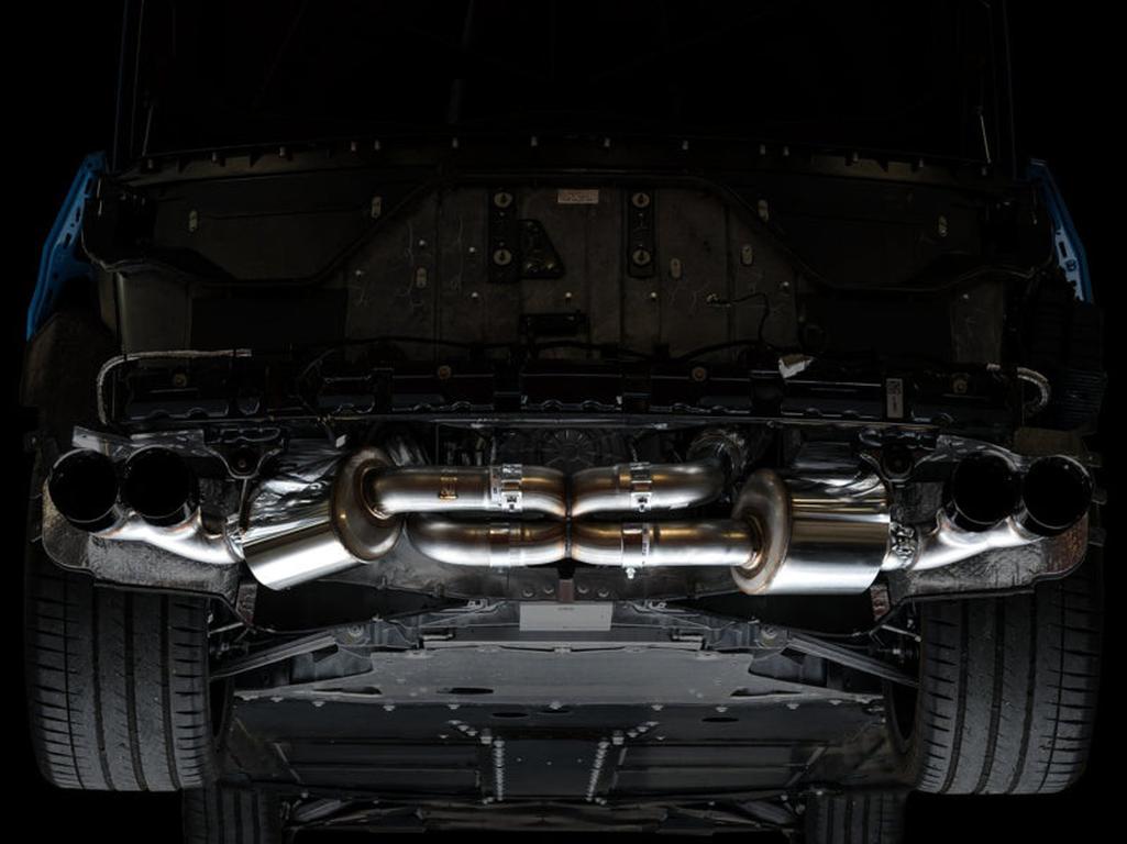 AWE Tuning Touring Edition Exhaust for Chevrolet Corvette C8 with Diamond Black Tips