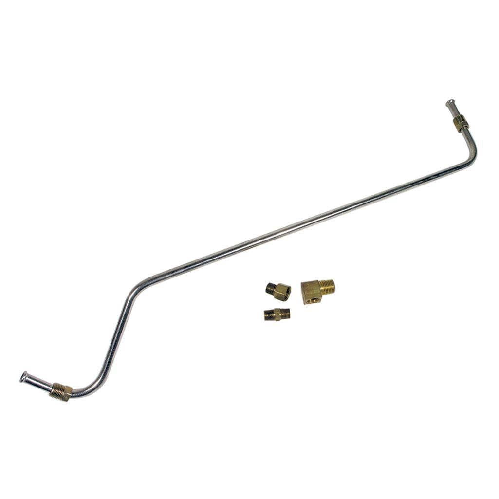 1955-1956 Corvette C1 Gas Line, Stainless Steel - Pump To Carburetor 195hp & 210hp