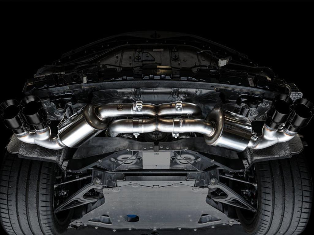 AWE Tuning Touring Edition Exhaust for Chevrolet Corvette C8 with Diamond Black Tips