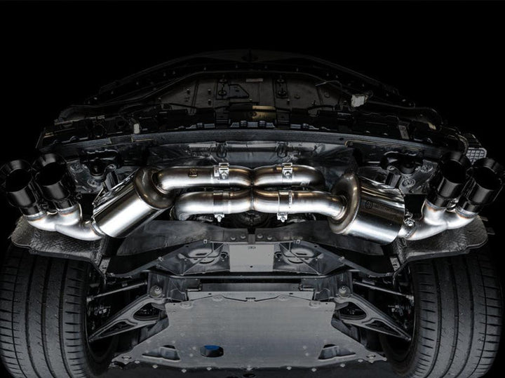 AWE Tuning Touring Edition Exhaust for Chevrolet Corvette C8 with Diamond Black Tips