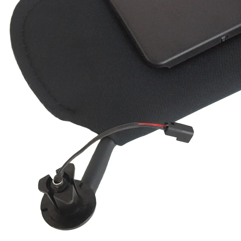 1997-2004 Corvette C5 Replacement Sun Visor Set W/ Led Lit Mirrors - Black (C5 & Z06)