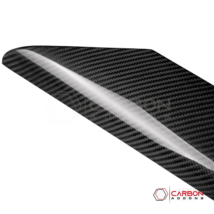 C8 Corvette Real Carbon Fiber Inner Door Upper Panels - 2020-2026 Stingray, Z51, Z06 & E-Ray