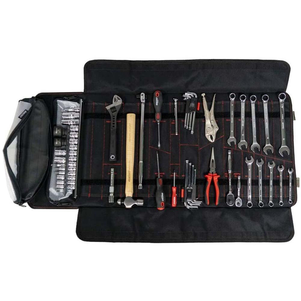 BOXO USA Heavy Duty 66 Piece Universal Tool Roll